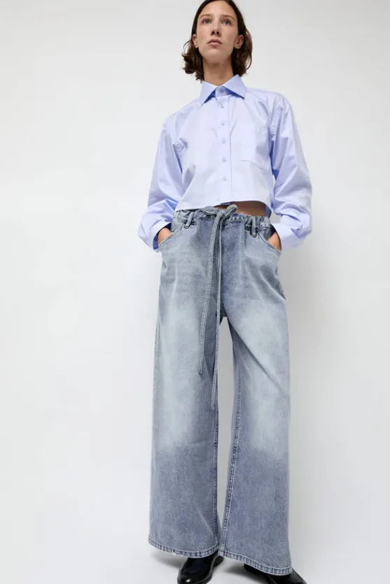 Denim Sharing Pants in Light Blue^No.6 Store Fashion