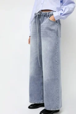 Denim Sharing Pants in Light Blue^No.6 Store Fashion