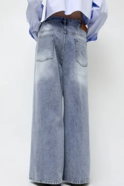 Denim Sharing Pants in Light Blue^No.6 Store Fashion