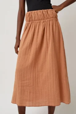 Diph Skirt in Brick^No.6 Store Hot