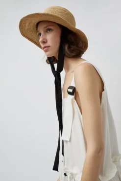 Duke Alessio Hat in Natural with Black^No.6 Store New