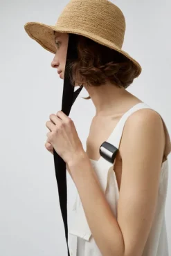 Duke Alessio Hat in Natural with Black^No.6 Store New