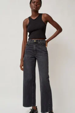 Elissa High Wide Jean in Stil Black^No.6 Store Outlet