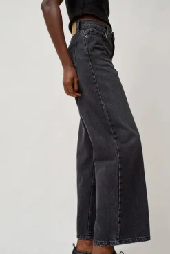 Elissa High Wide Jean in Stil Black^No.6 Store Outlet