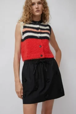Embellished Mini Skirt in Black^No.6 Store Best