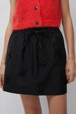 Embellished Mini Skirt in Black^No.6 Store Best