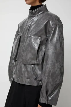 Ep Bomber Jacket in Charcoal^No.6 Store New