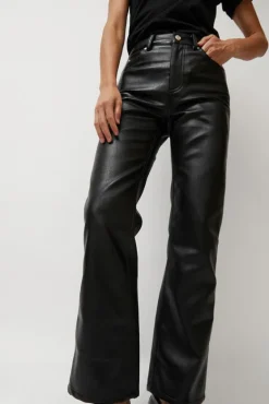 Erik Jean in Black Faux Leather^No.6 Store Clearance