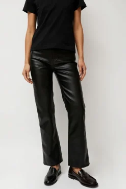 Erik Jean in Black Faux Leather^No.6 Store Clearance