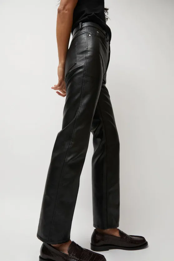 Erik Jean in Black Faux Leather^No.6 Store Clearance