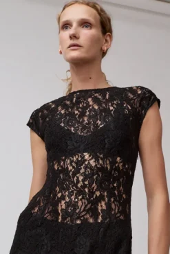 Erika Dress in Black Lace^No.6 Store Outlet