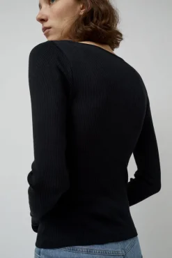 Eve Seamless Top in Black^No.6 Store Hot