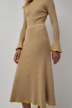 Fly Rib Skirt in Hazelnut^No.6 Store Discount
