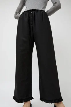 Frill Padded Pants in Black^No.6 Store Online