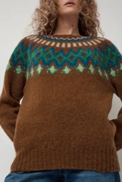 Future Fantasy Fairisle Sweater in Nut^No.6 Store New