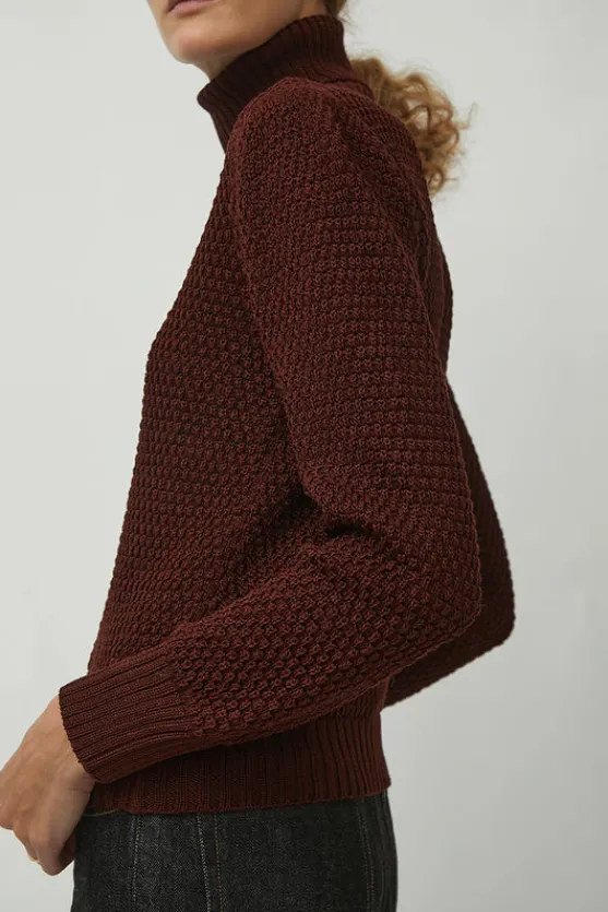 Gabe Turtleneck in Berry^No.6 Store Discount