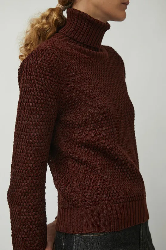 Gabe Turtleneck in Berry^No.6 Store Discount