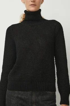 Gabe Turtleneck in Black^No.6 Store Clearance