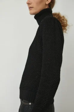 Gabe Turtleneck in Black^No.6 Store Clearance