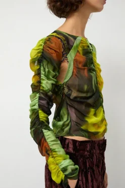Gathered Delilah Top in Melting Bloom^No.6 Store Best