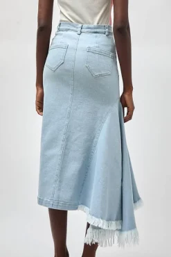 Gloria Skirt in Washed Light Blue^No.6 Store Online