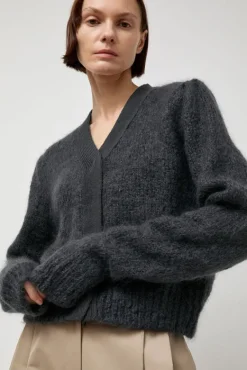 Grandma Cardigan in Dark Green^No.6 Store Sale