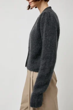 Grandma Cardigan in Dark Green^No.6 Store Sale