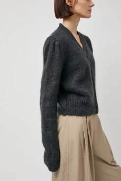 Grandma Cardigan in Dark Green^No.6 Store Sale