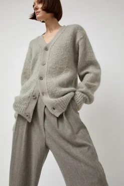 Grandpa Cardigan in Light Grey^No.6 Store Online