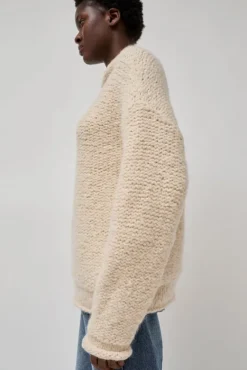 Handknit Purl Rollneck in Alabaster^No.6 Store Online