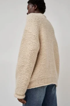Handknit Purl Rollneck in Alabaster^No.6 Store Online