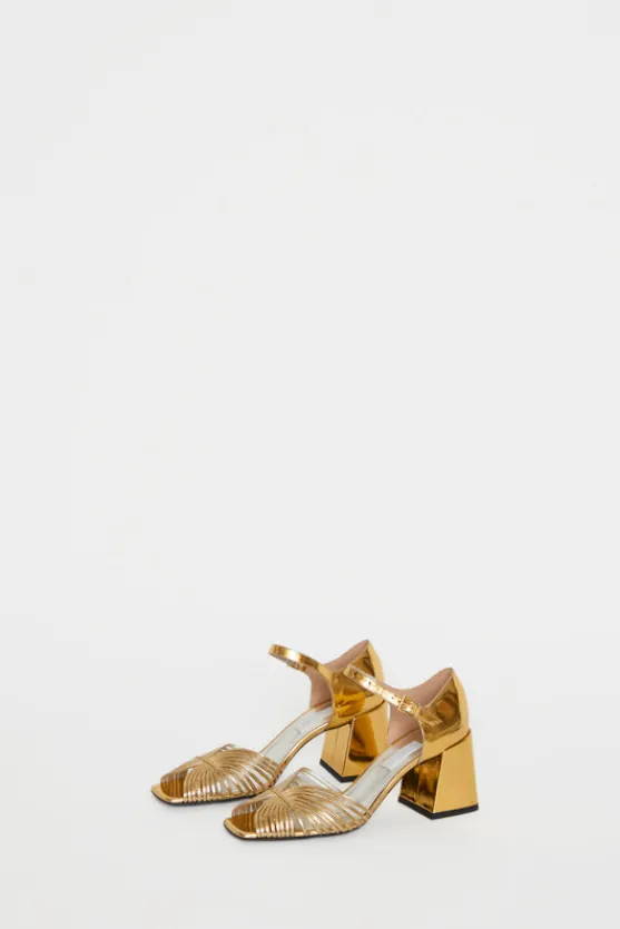 High 70鈥檚 Sandal in Gold^No.6 Store Sale