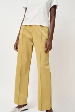 Horace Pant in Butter Faux Leather^No.6 Store Clearance
