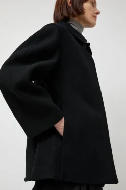 Hourglass Half Coat in Black^No.6 Store Hot