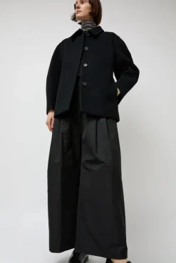 Hourglass Half Coat in Black^No.6 Store Hot