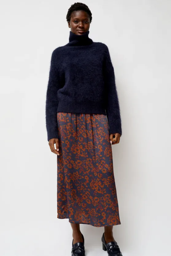 Inez Skirt in Rust and Navy Garden^No.6 Store Best