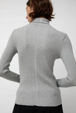 Inner Pleats Pola Knit in Grey^No.6 Store Outlet