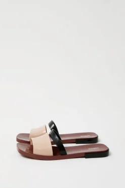 Ivy Slide in Brown and Beige^No.6 Store Outlet
