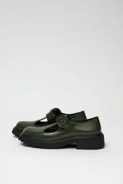 Jackie T-Strap in Olive^No.6 Store Online