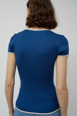 Jaya Seamless Top in Navy^No.6 Store Best