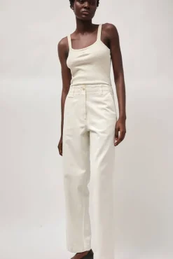Jeff Chino Pants in White^No.6 Store Clearance