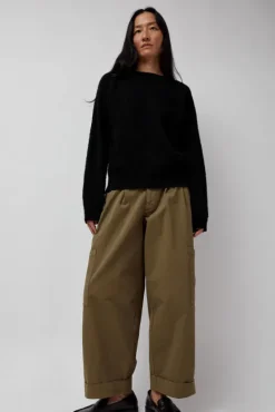 Jets Crew Knit in Black^No.6 Store Outlet