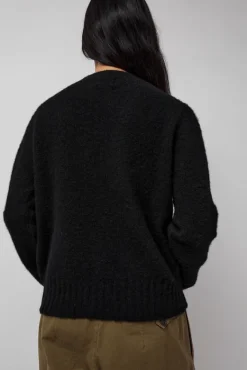 Jets Crew Knit in Black^No.6 Store Outlet