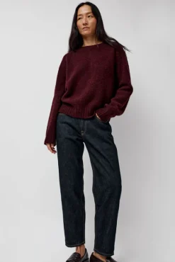Jets Crew Knit in Red Wizard^No.6 Store Outlet