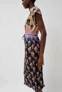 Julien Dress in Dip Dye Shadow Floral^No.6 Store Outlet