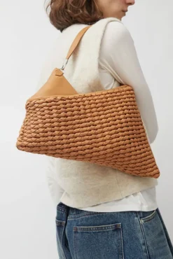 Knit Twisterette Bag in Natural Brown^No.6 Store Clearance