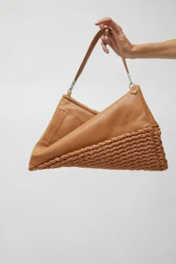 Knit Twisterette Bag in Natural Brown^No.6 Store Clearance