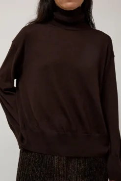 La Base Turtleneck in Brown^No.6 Store New