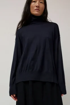 La Base Turtleneck in Navy^No.6 Store New