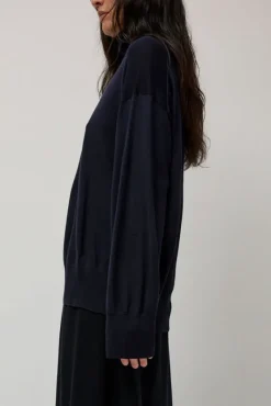 La Base Turtleneck in Navy^No.6 Store New